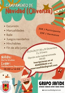La Ciudad Deportiva acogerá un campamento de Navidad