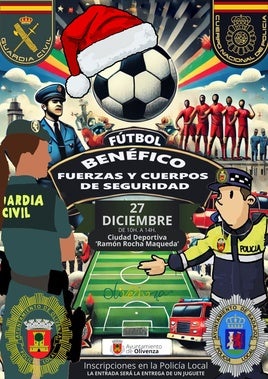 Las fuerzas y cuerpos de seguridad disputarán un partido de fútbol benéfico