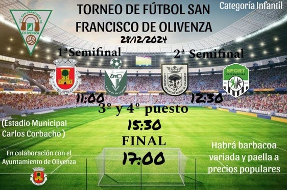 San Francisco acoge un Torneo de Fútbol Infantil Navideño