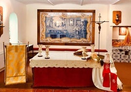 Capilla ubicada en lo que antes era la cocina del Hogar de Nazaret donde tuvo lugar el milagro.