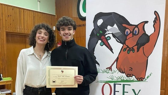 El oliventino Roberto Leitón obtiene el 2º premio de las XII Olimpiadas de Filosofía de Extremadura