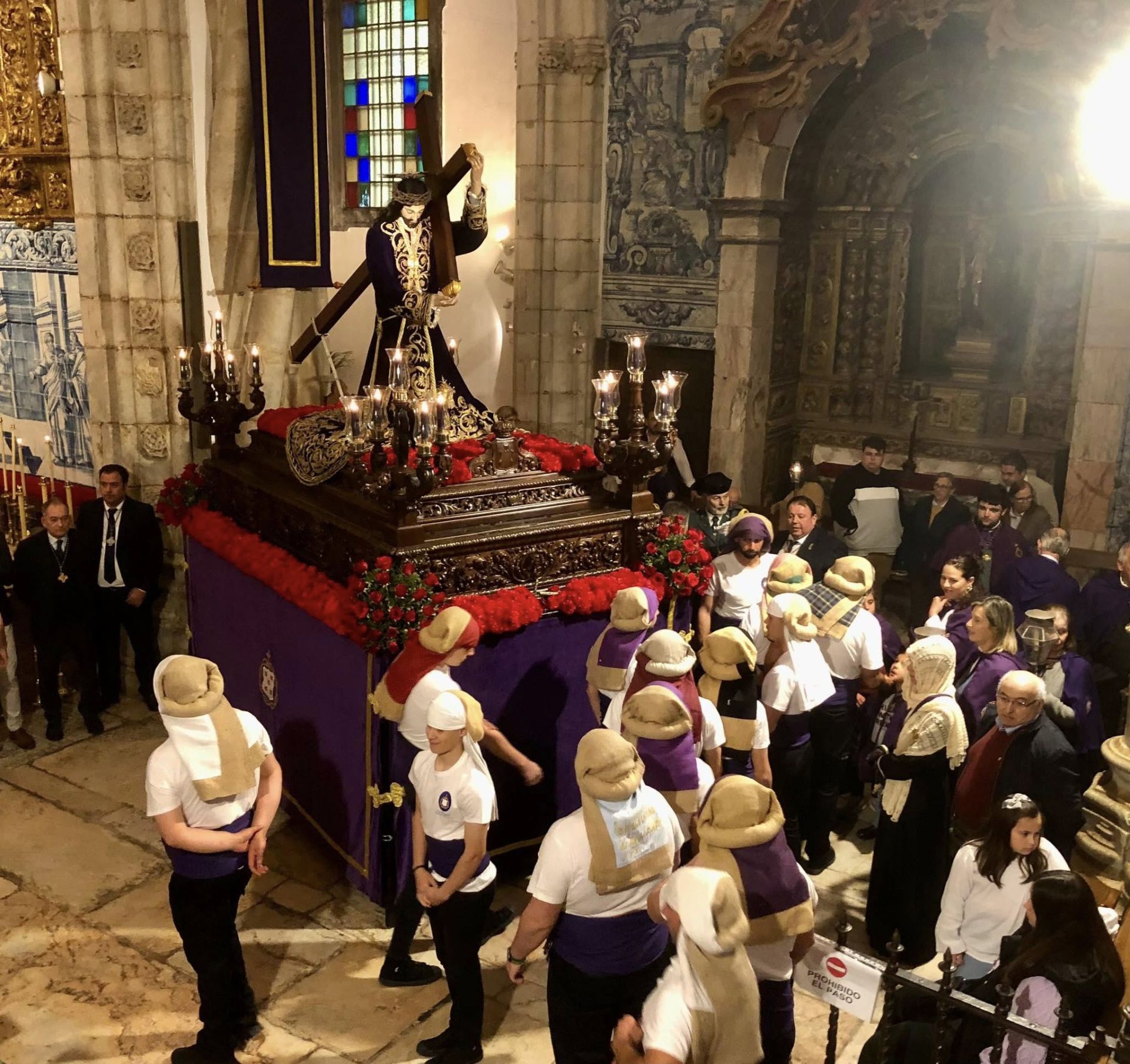 El Señor de los Pasos no pudo procesionar debido a la lluvia