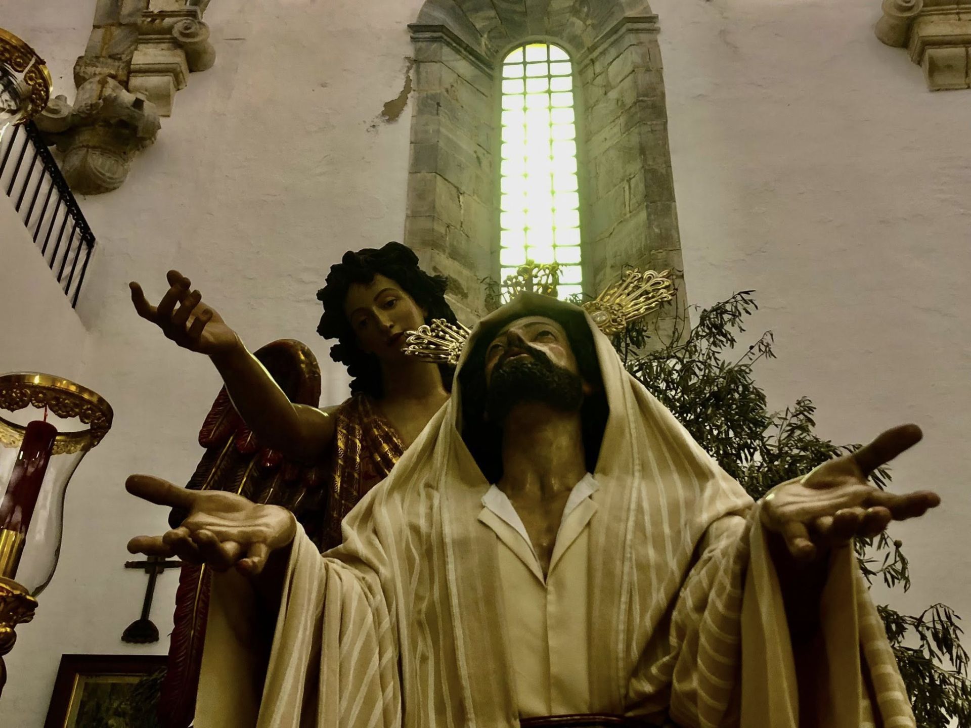 Jesús Orando en el Huerto estrenó nuevos faldones el martes Santo