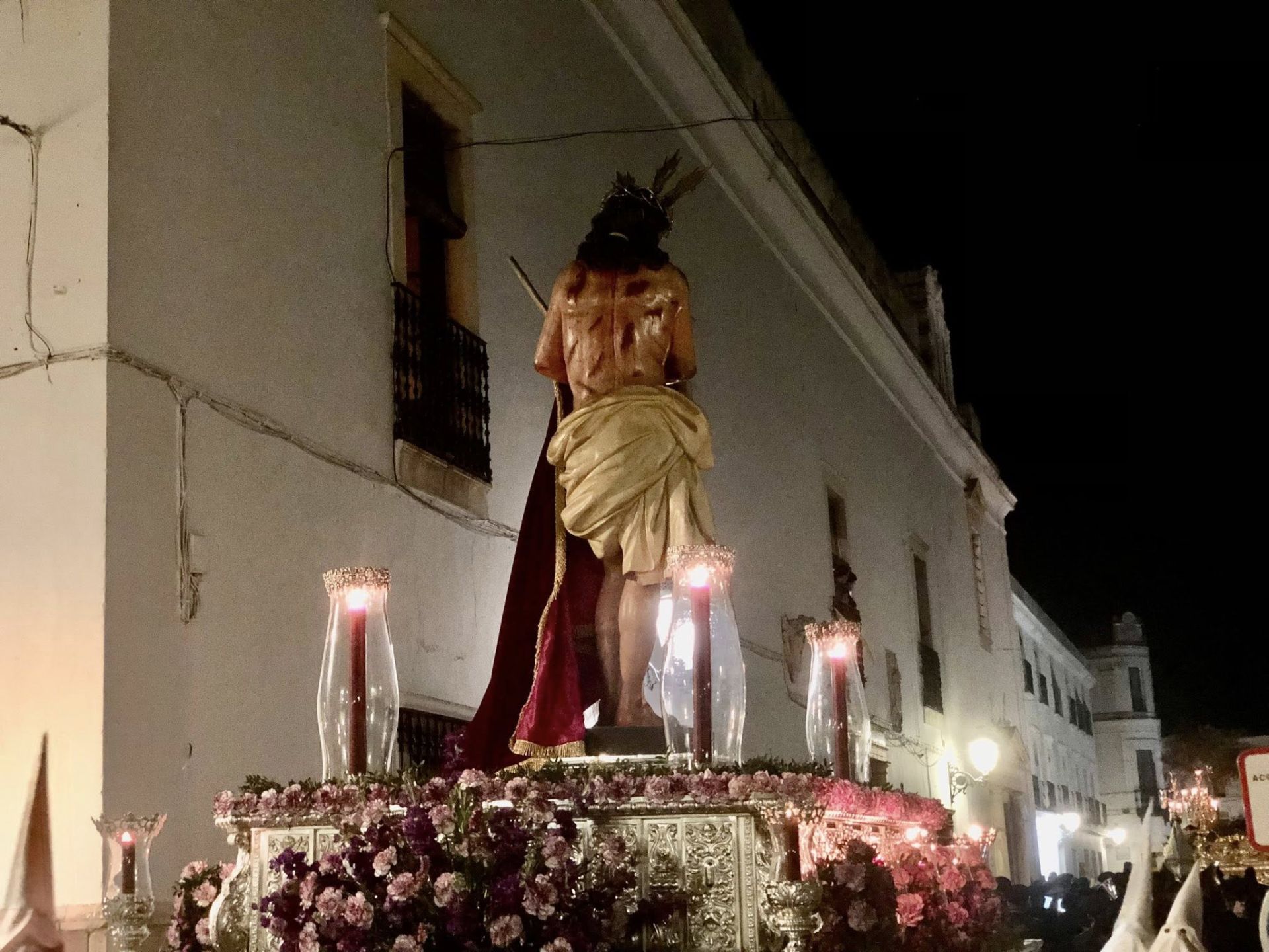 Jesús Orando en el Huerto estrenó nuevos faldones el martes Santo