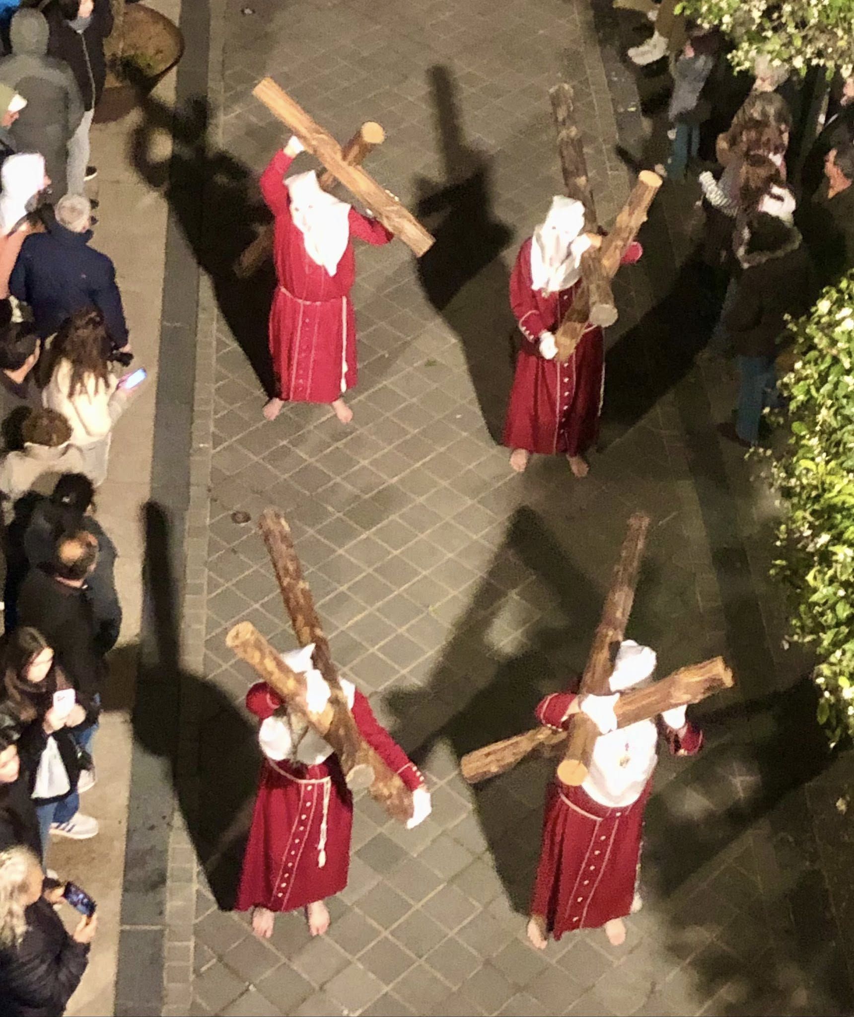 Jesús Orando en el Huerto estrenó nuevos faldones el martes Santo