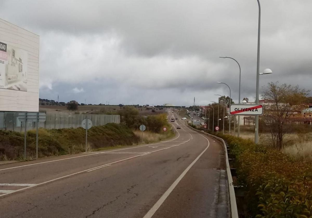 Olivenza subraya la urgencia del desdoblamiento de la carretera Badajoz-Olivenza ante el último grave accidente