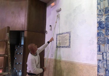 Acaban las labores de pintura en el templo de la Magdalena