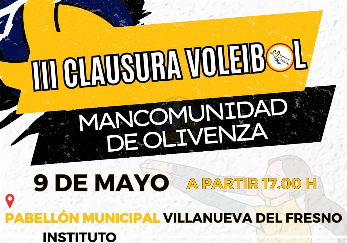 La III Liga de Voleibol Mancomunidad de Olivenza se clausura en Villanueva del Fresno