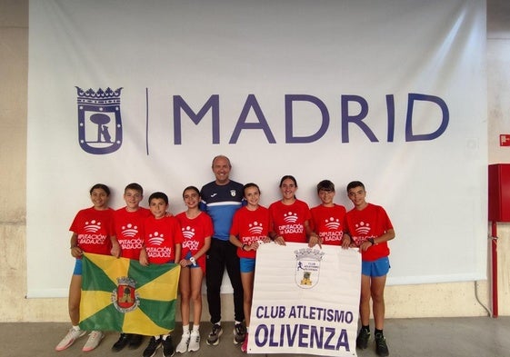 El equipo del Club Atletismo Olivenza subcampeones de España