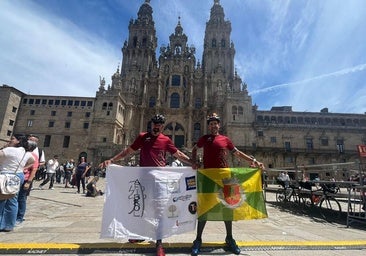 Rubio y Dordio completan el camino de Santiago en bicicleta para visibilizar la fibromialgia