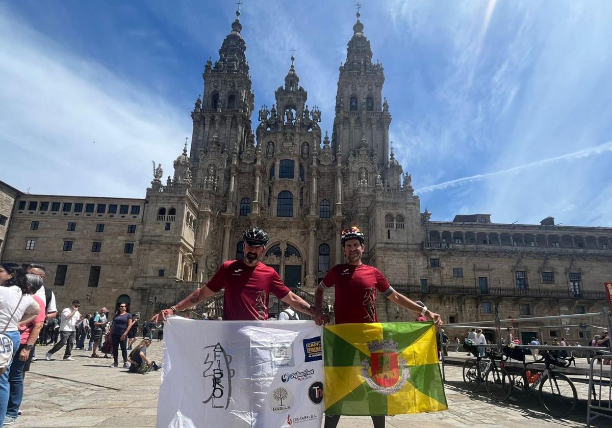 Rubio y Dordio completan el camino de Santiago en bicicleta para visibilizar la fibromialgia