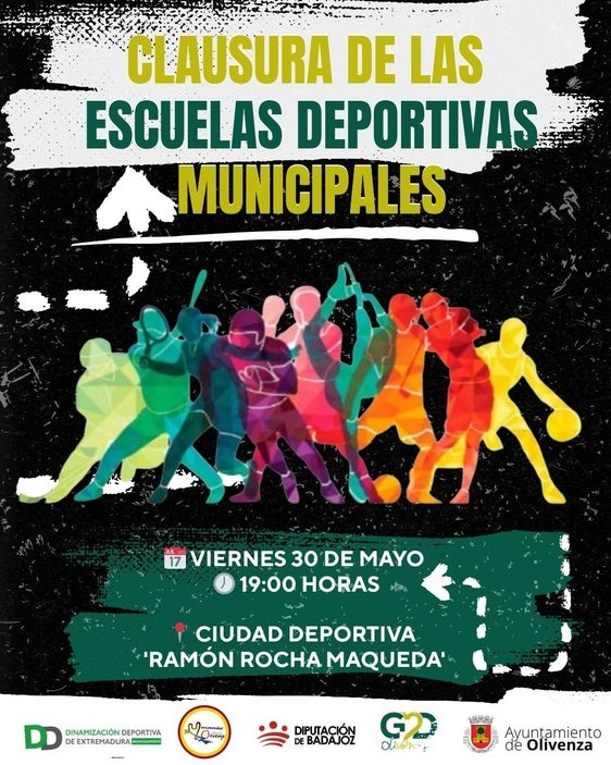 Olivenza clausurará el curso 2024/25 de las Escuelas Deportivas Municipales