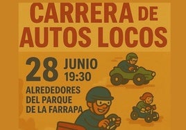 Se abren las inscripciones para participar en la carrera de Autos Locos