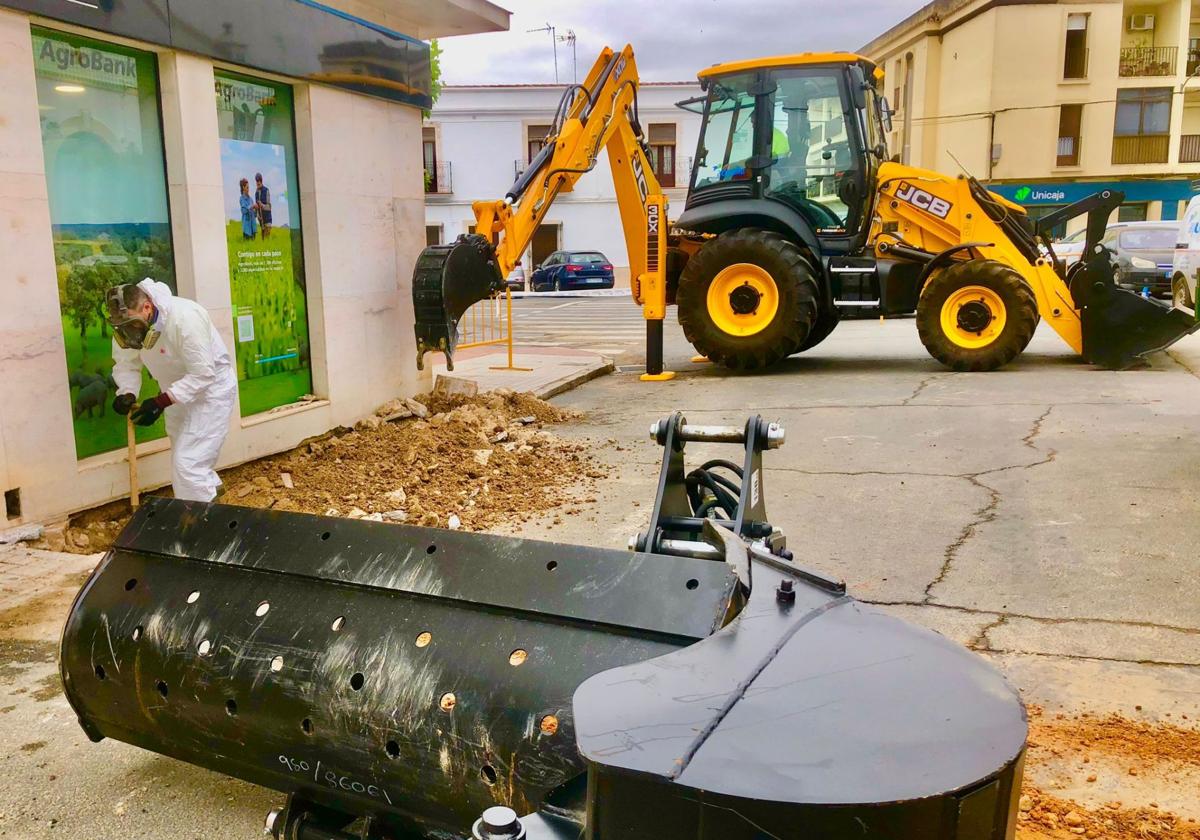 Una avería dejó sin agua a varias calles de Olivenza