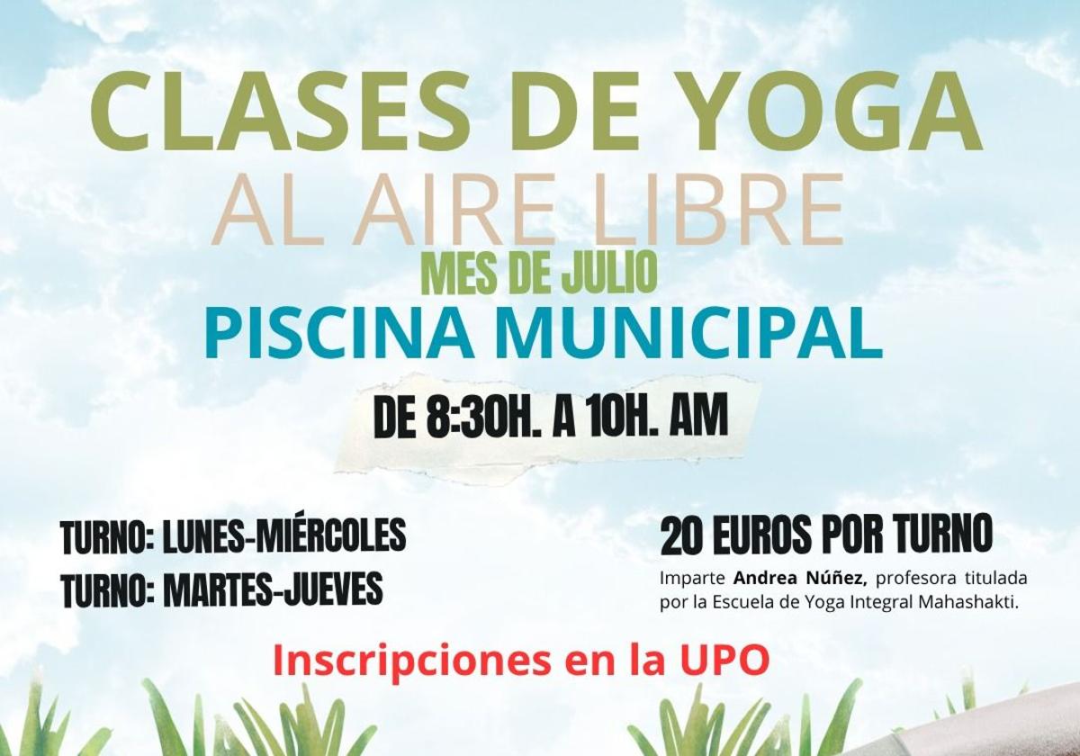 El yoga llega a la Piscina Municipal de Olivenza con sesiones matinales