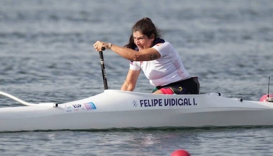 Inés Felipe Vidigal compite en el LVI Campeonato de España de Sprint Olímpico en Pontevedra