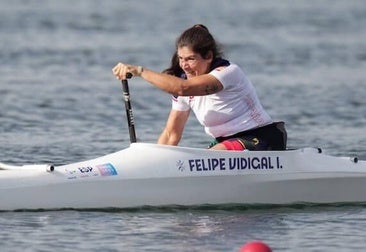 Inés Felipe Vidigal compite en el LVI Campeonato de España de Sprint Olímpico en Pontevedra