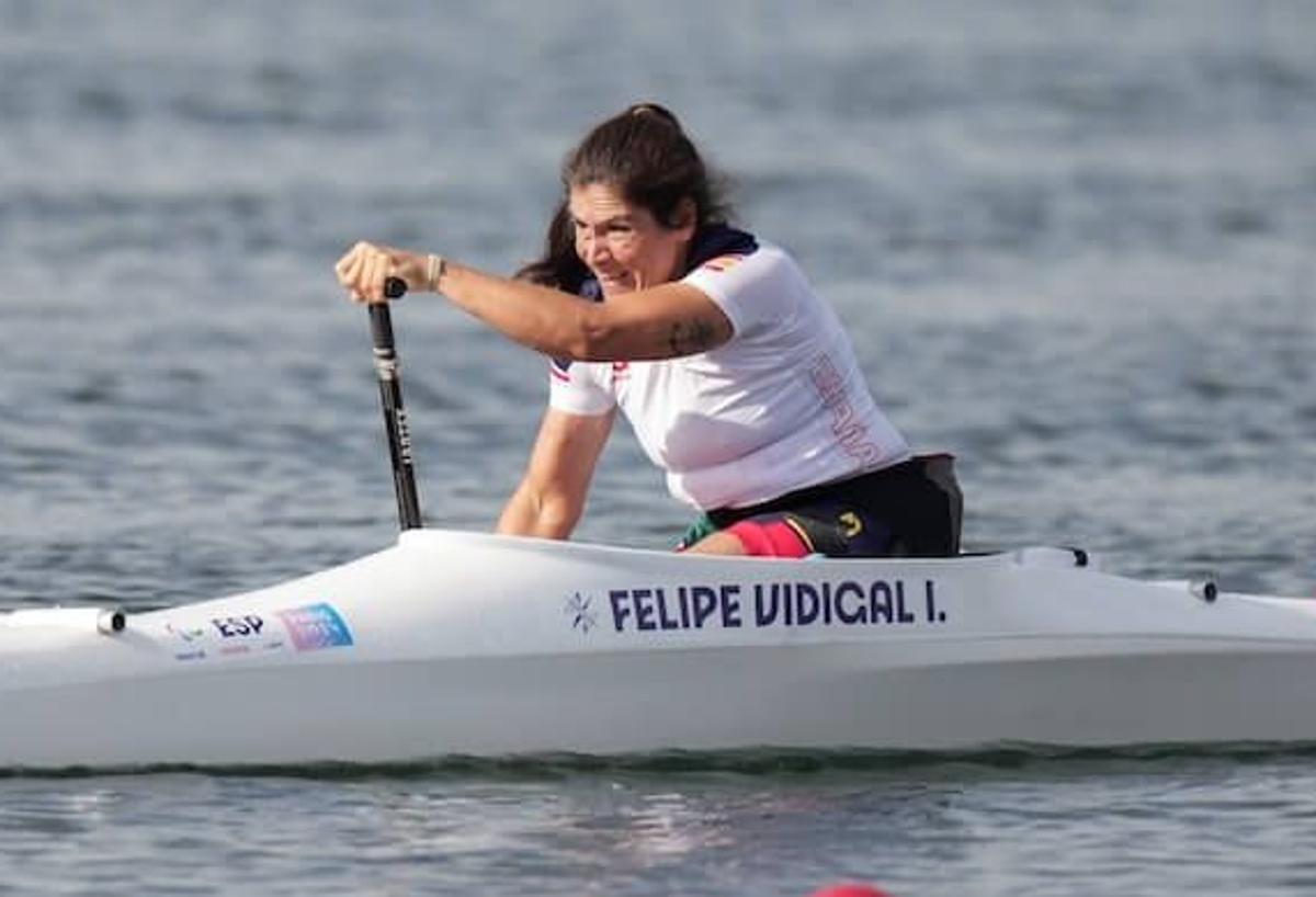 La deportista oliventina.