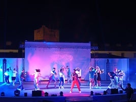 Un momento de la actuación de Dani J.