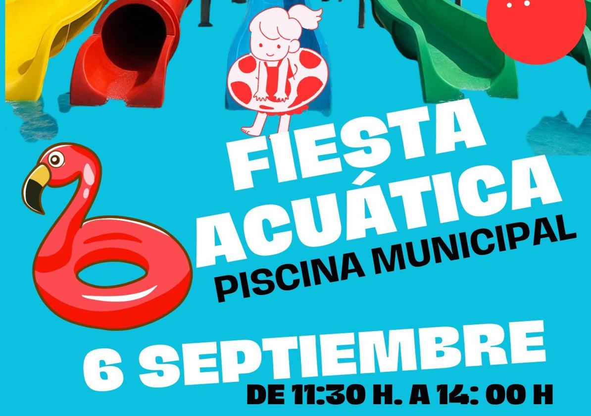 Actividades lúdicas acuáticas en la Piscina Municipal para despedir la temporada