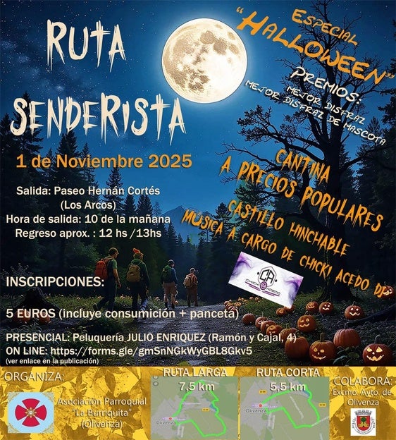 La Asociación 'La Burriquita' organiza una divertida Ruta Senderista de Halloween