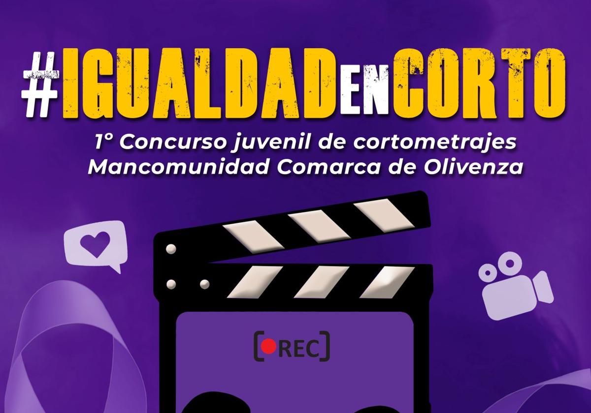 La Mancomunidad de Olivenza convoca el I Concurso Comarcal de Cortometrajes juveniles 'Igualdad en corto'