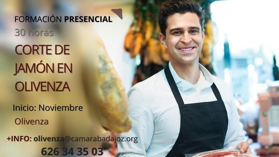 Nueva formación presencial de Corte de Jamón para mayores de 45 años