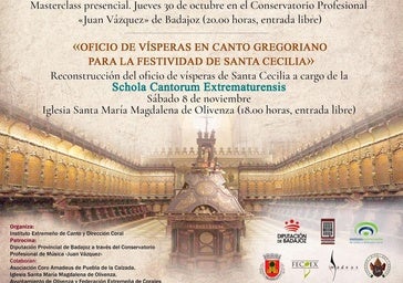 El proyecto 'In Illo Tempore 2025' trae el oficio de vísperas en canto gregoriano a la iglesia de Santa María Magdalena