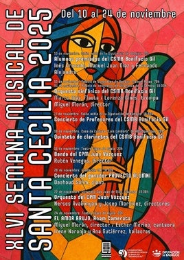 La ciudad celebra Santa Cecilia con la orquesta del Conservatorio Superior de Música 'Juan Vázquez'