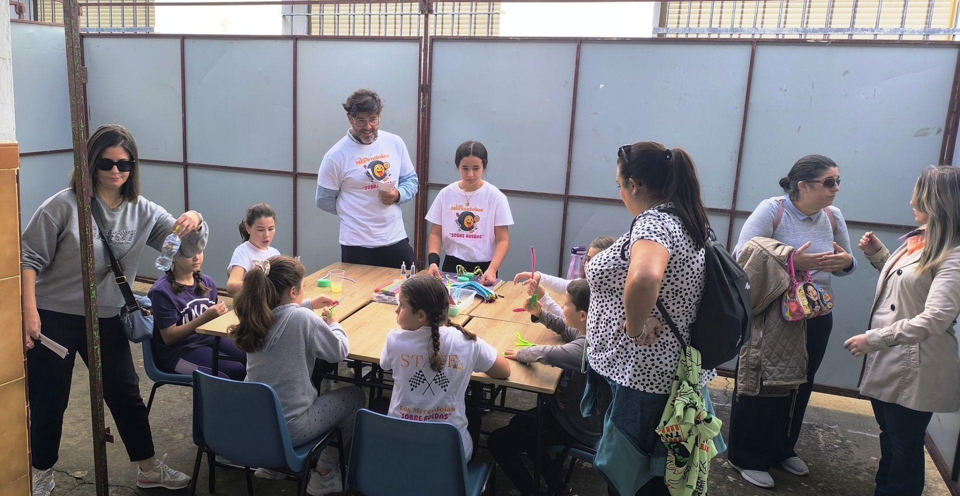 Las familias participaron en la II Marcha &#039;Sobre Ruedas&#039; del AMPA Sagrado Corazón