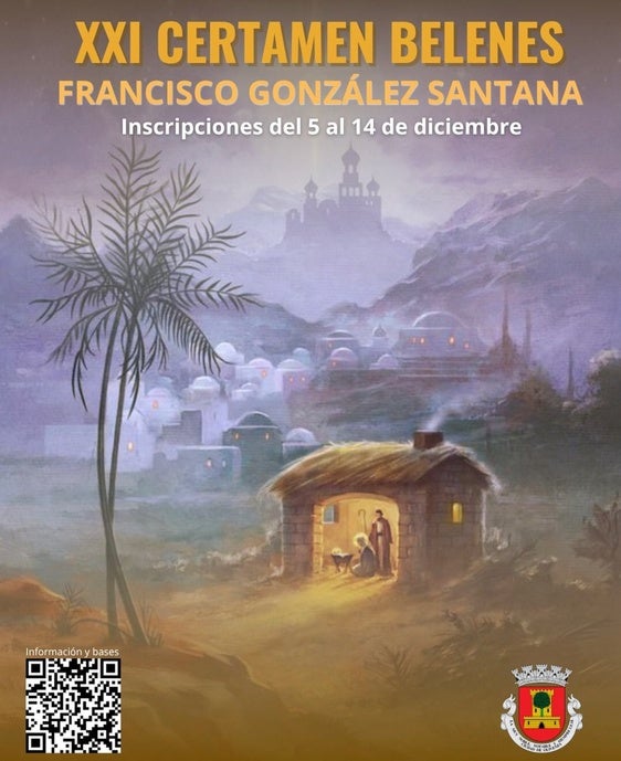 Convocado el XXI Certamen de Belenes 'Francisco González Santana'