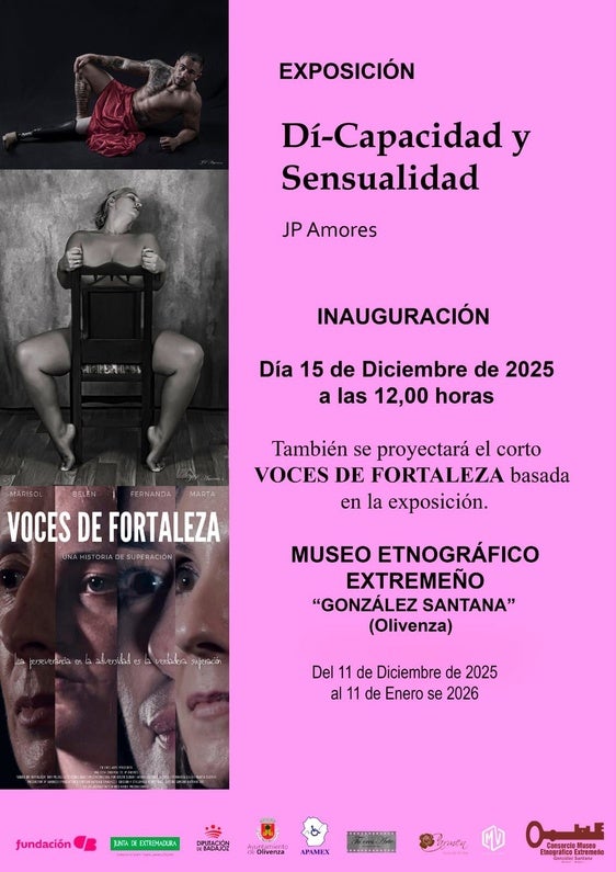 La muestra fotográfica Di-Capacidad y Sensualidad de JP Amores llega al Meegs
