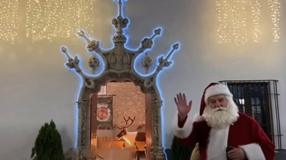 Papa Noel regresa a Olivenza para recibir a los pequeños y recoger las cartas