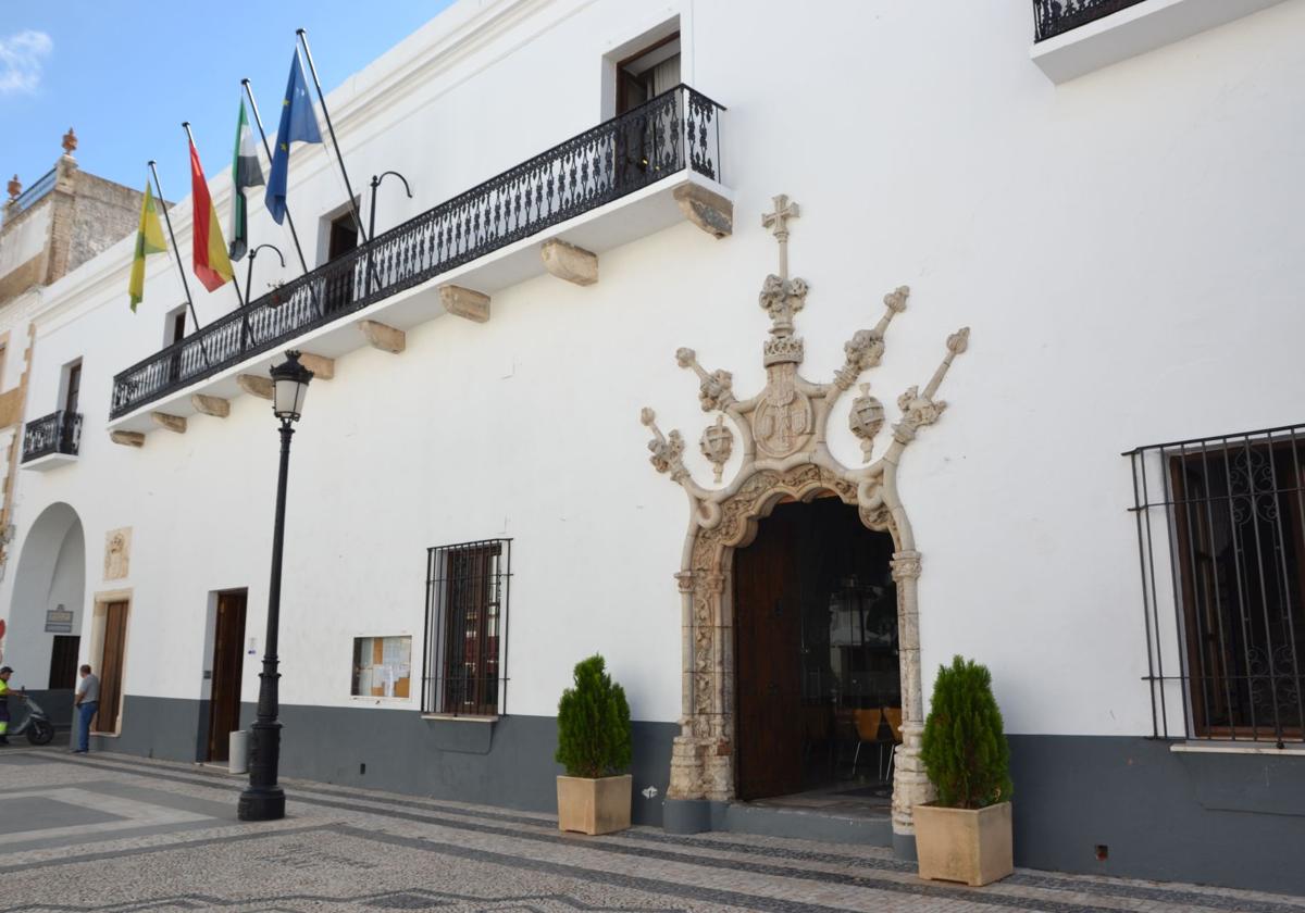 Fachada del Ayuntamiento de Olivenza.