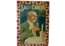 Un valioso cartel publicitario de elixir estomacal Saiz de Carlos, pieza del mes del Meegs