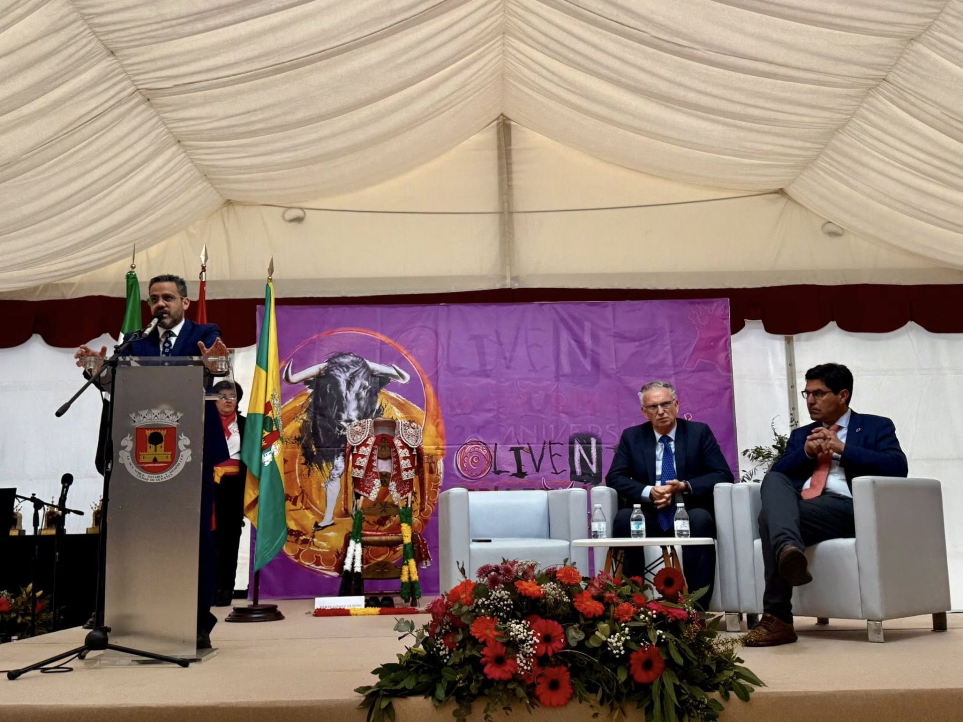 El periodista Roberto Gómez ensalzó el valor de la tauromaquia en su pregón de la Feria del Toro