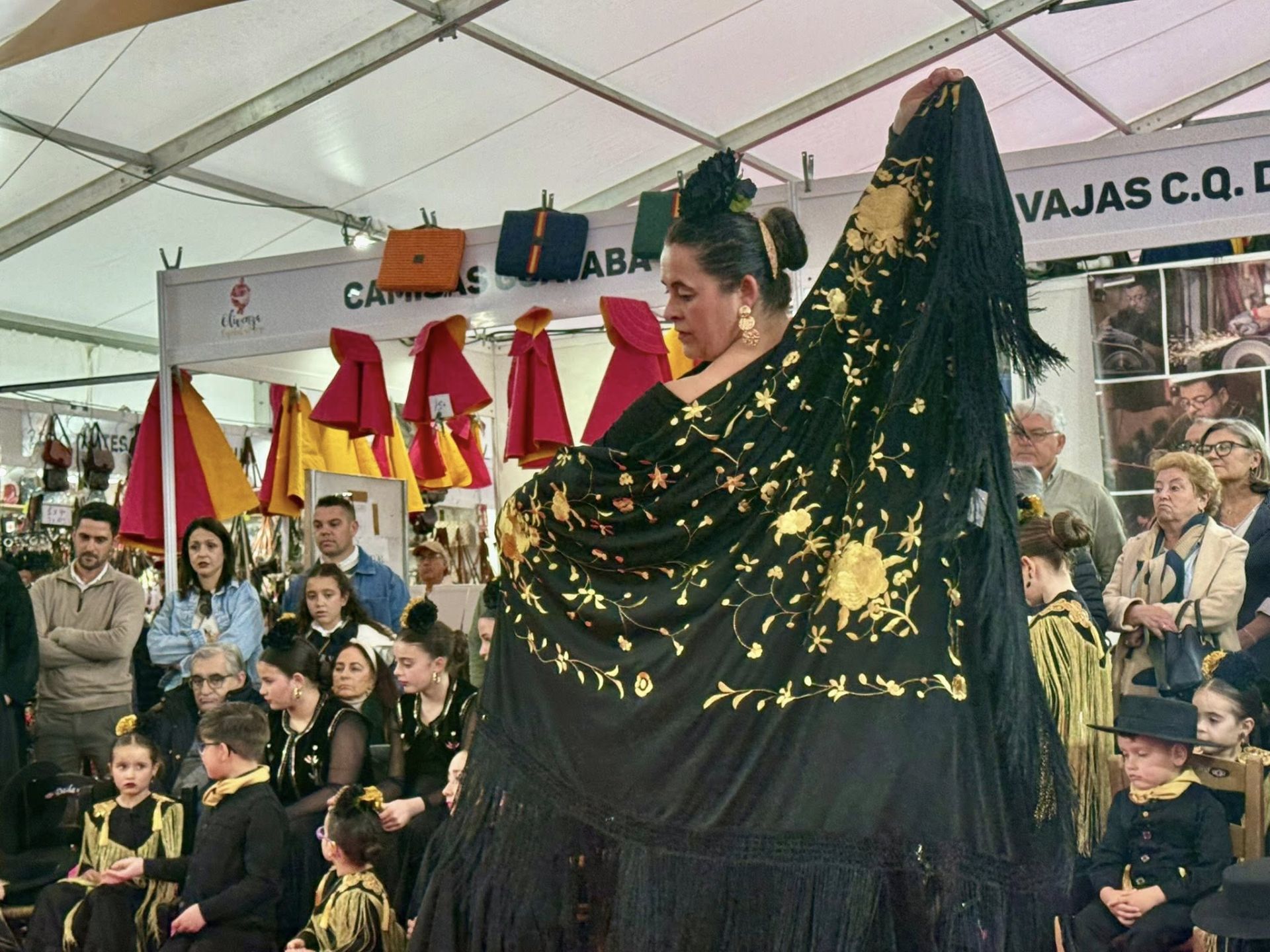 La exhibición del grupo de baile 'Aire Flamenco' encandiló al público