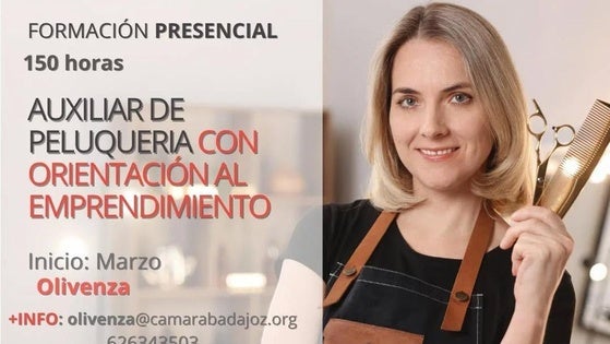 La UPO acoge un curso de Auxiliar de Peluquería de la Cámara de Comercio