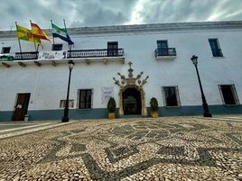 Plaza de la Constitución donde se ubica el Ayuntamiento.