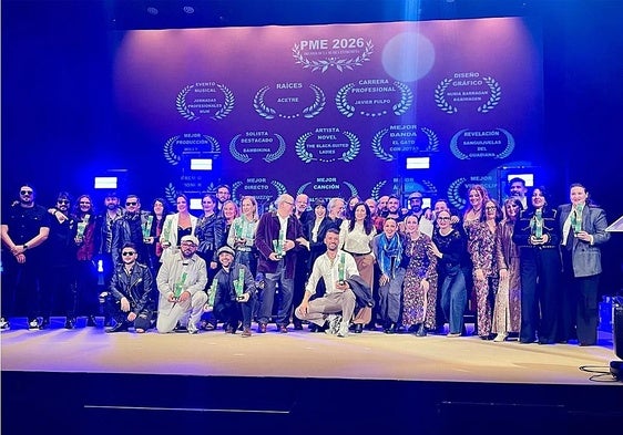 Acetre y Willy Wylazo premiados en los Premios de la Música de Extremadura