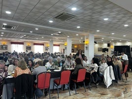 Gran participación en la tradicional comida de convivencia del Día Internacional de la Mujer