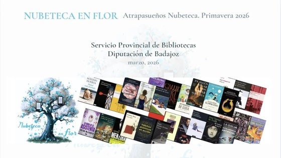 Los socios de la Biblioteca 'Manuel Pacheco' ya pueden disfrutar del nuevo catálogo Nubeteca en flor de primavera
