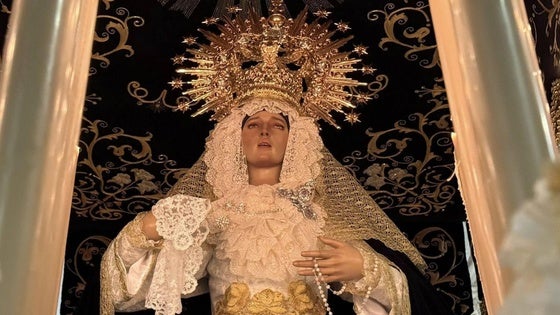La Virgen de la Caridad procesiona por primera vez en Olivenza