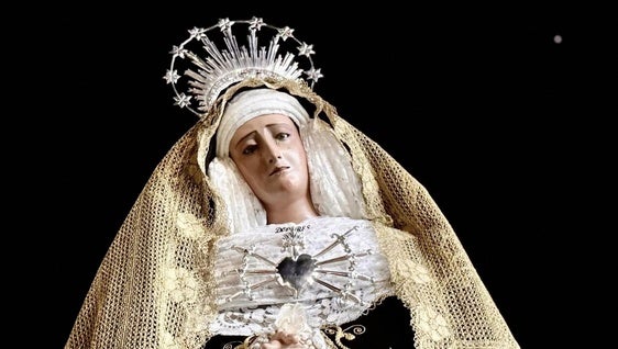 La hermandad de la Virgen de los Dolores recauda fondos para sufragar la restauración de la talla