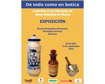 El Meegs realiza un homenaje a farmacéuticos y médicos con la muestra 'De todo como en botica'