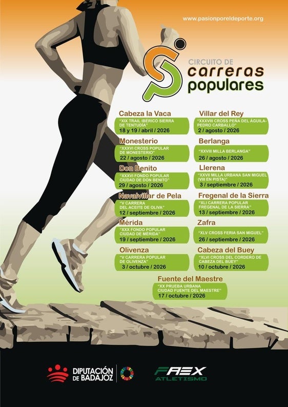 La ciudad desarrollará la 'V Carrera Popular de Olivenza'