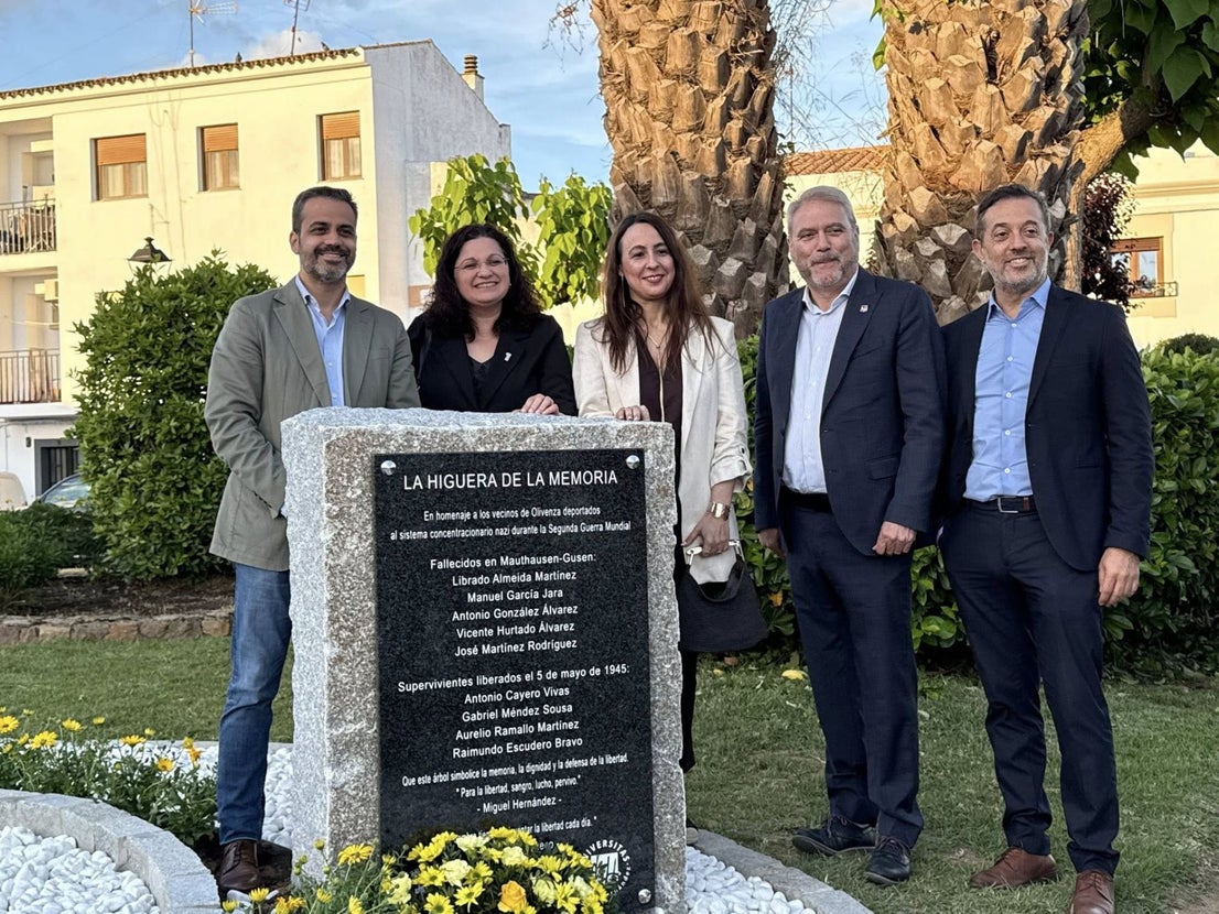 Olivenza honra a sus vecinos deportados a los campos nazis en un emotivo acto