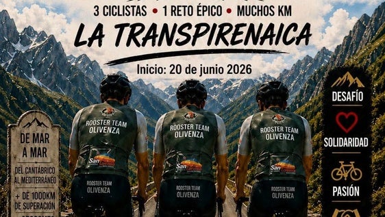 Tres ciclistas oliventinos recorrerán más de 1.000 kilómetros por una causa solidaria en apoyo a la donación de médula ósea