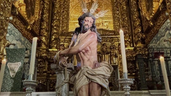La imagen de Jesús Atado a la Columna será restaurada para garantizar su conservación