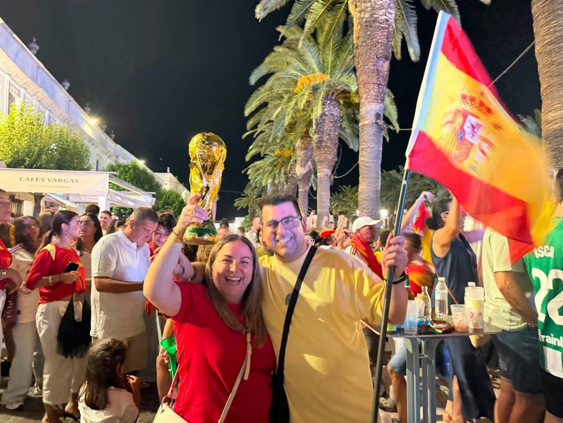 Olivenza vibró con la victoria de España en la final del Mundial de Fútbol